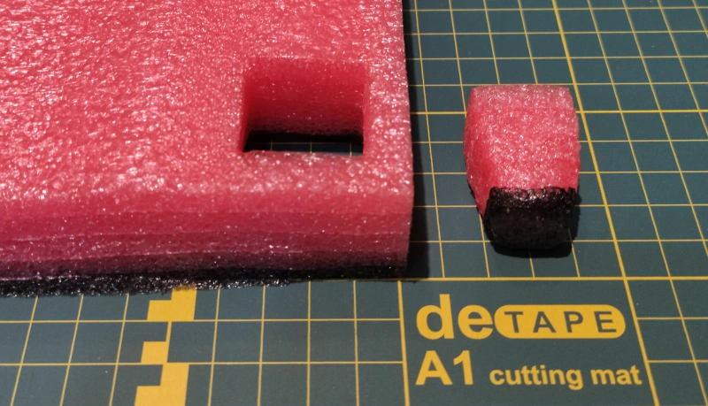 What can a laser cutter cut - polyethylene foam