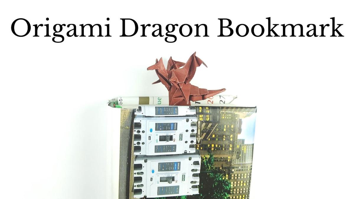 'Video thumbnail for Origami Dragon Bookmark Tutorial - DIY Easy Paper Crafts'