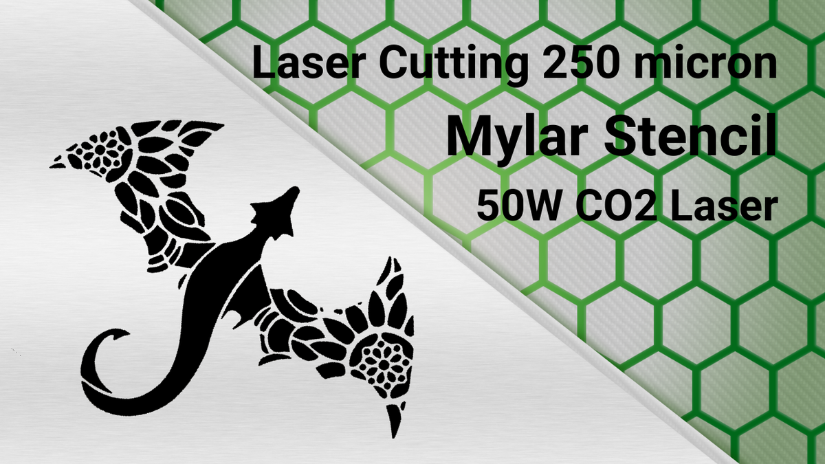 'Video thumbnail for Laser Cutting Mylar Stencil'