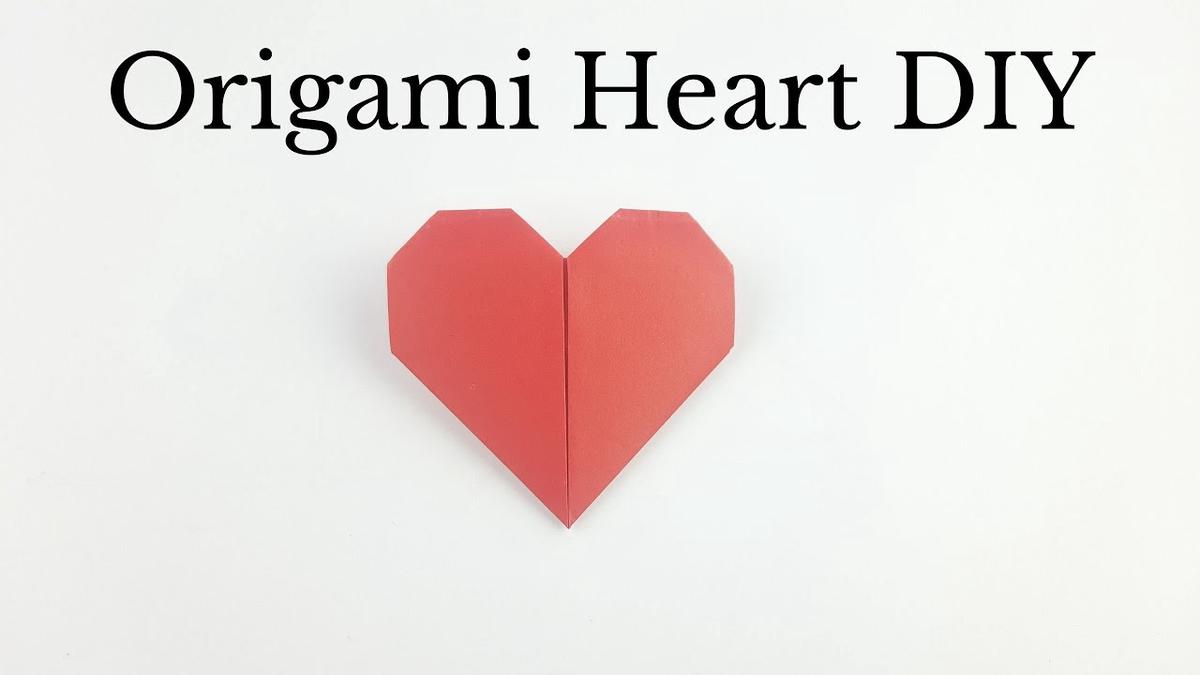 'Video thumbnail for Origami Heart Easy Step By Step - DIY Paper Crafts'