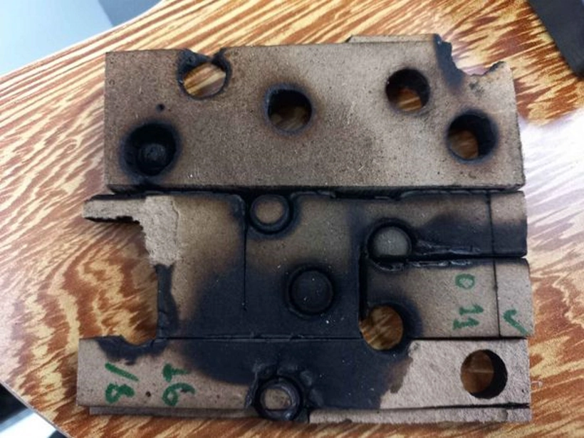 Effects of poor laser cutting parameters