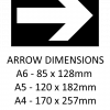 Directional Arrow Stencil