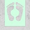 Bare Footprint Stencil