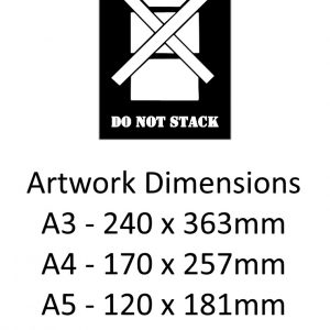 DO NOT STACK Stencil
