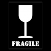 FRAGILE with logo Stencil