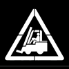 Forklift Truck Symbol Stencil