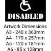 DISABLED with symbol Stencil
