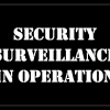 SECURITY SURVEILLANCE IN OPERATION Stencil