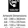 ELECTRIC VEHICLE CHARGING POINT with logo Stencil