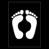 Bare Footprint Stencil