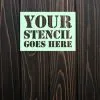 Custom Text Stencil