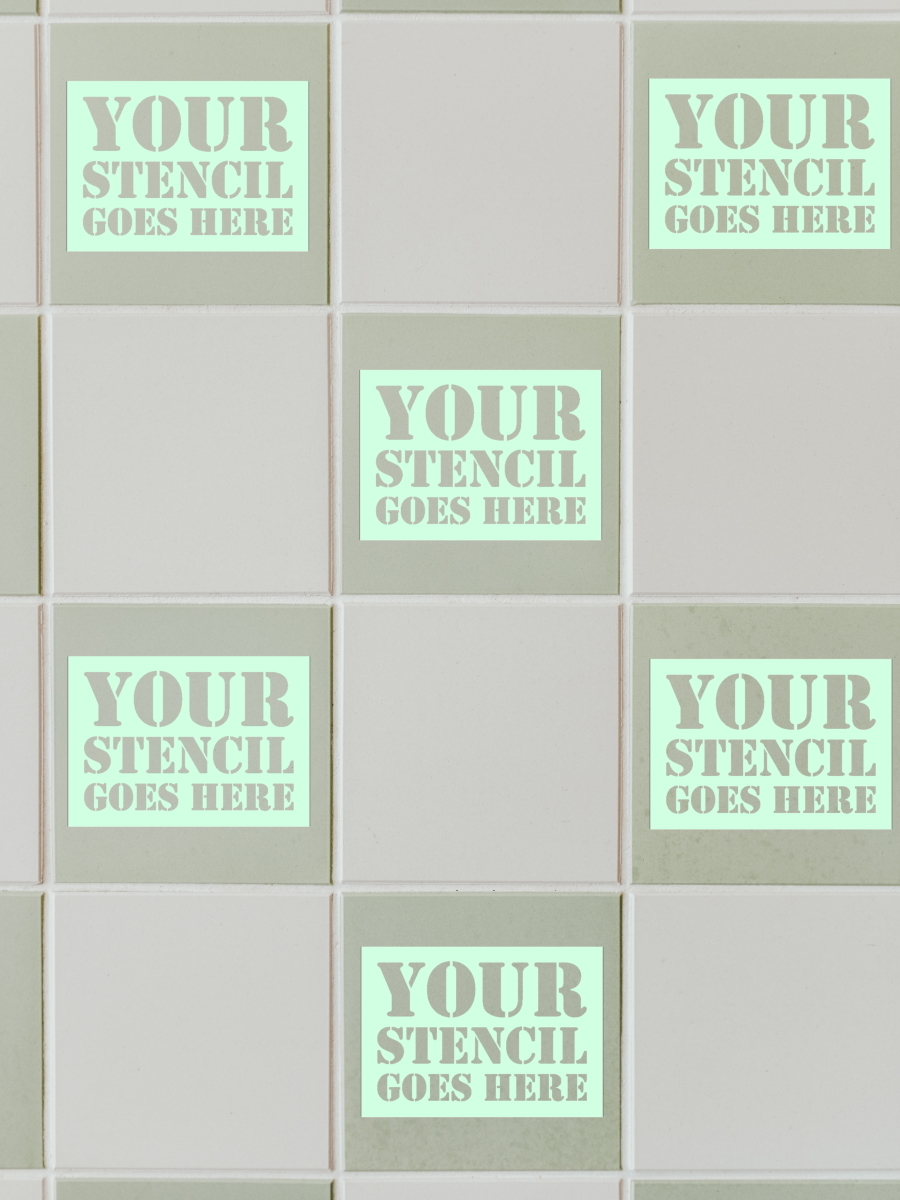 Reusable Stencil - Custom Text A6/A5/A4/A3 Mylar