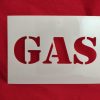 Gas Utility Stencil