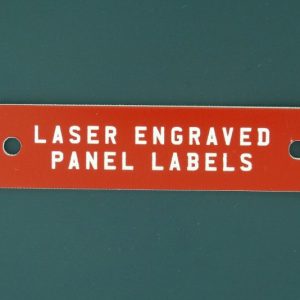 Laser Engraved Panel Labels