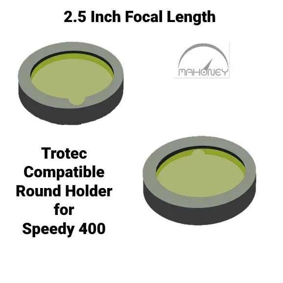 Lens compatible with speedy 400 2. 5" focus lens for the new trotec speedy 400
