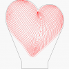 Valentines Gift: 3D Single Heart