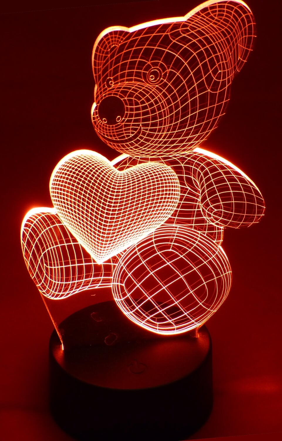 Valentines gift: 3d teddy bear with a heart